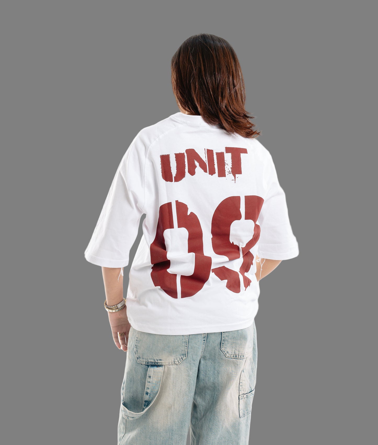 UNIT09 JERSEY WHITE T-SHIRT