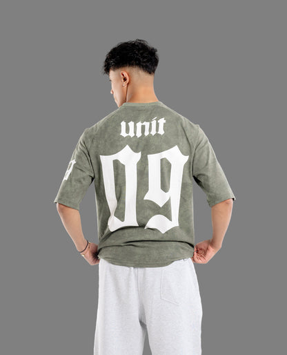 UNIT09 JERSEY OLIVE T-SHIRT